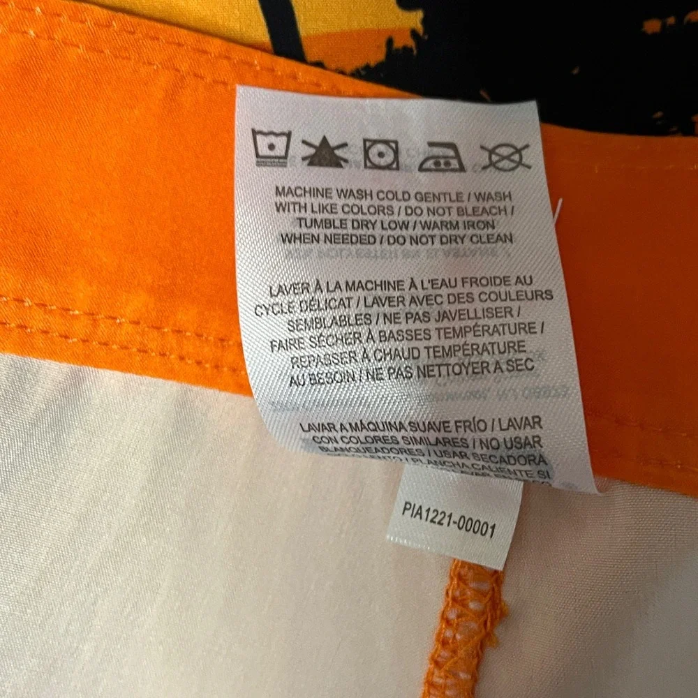FOCO Clemson Tigers Mens 2XL Board Shorts Sunset Palm Tree Swim Trunks NWT